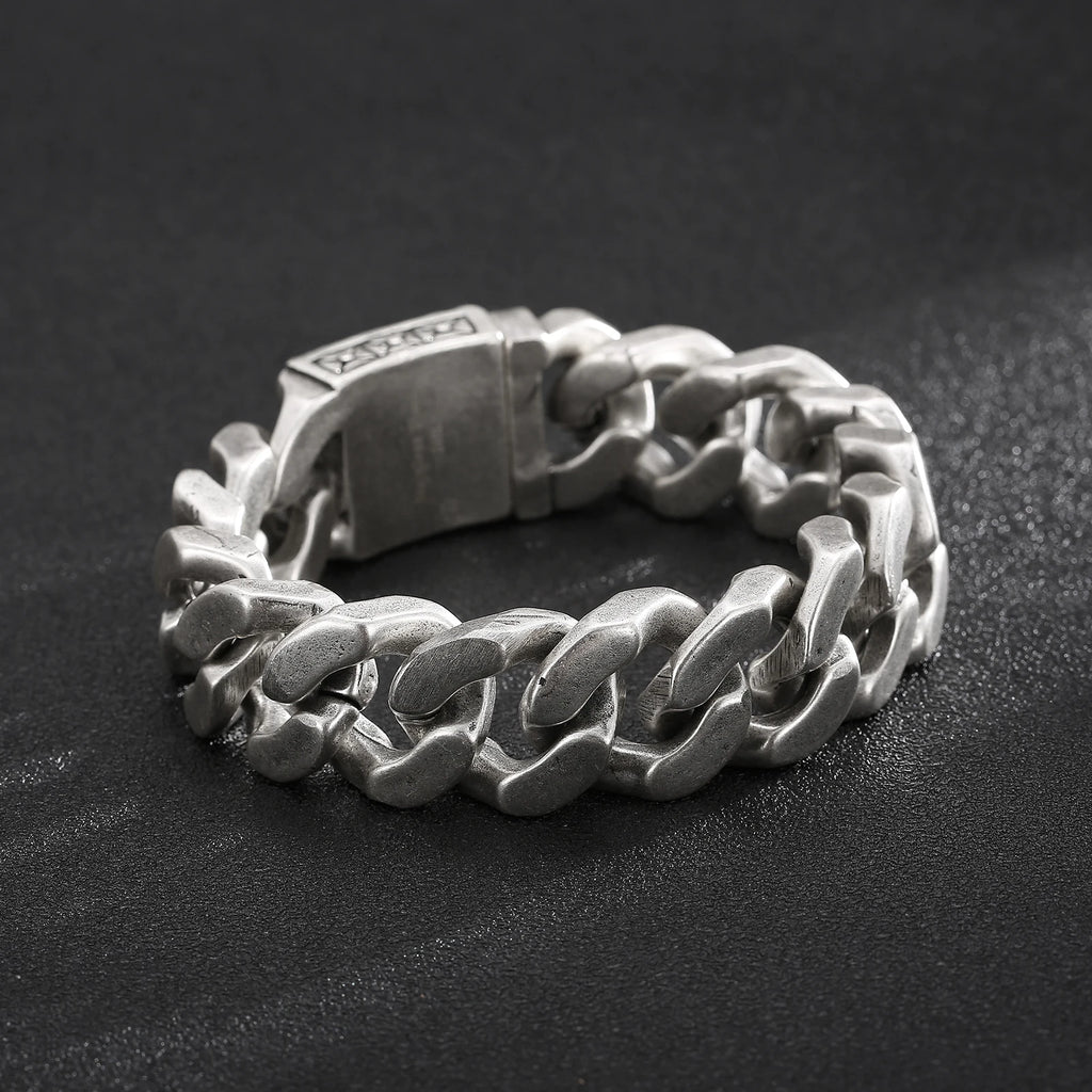 Bracelet Pirate Grosse Maille Cubaine