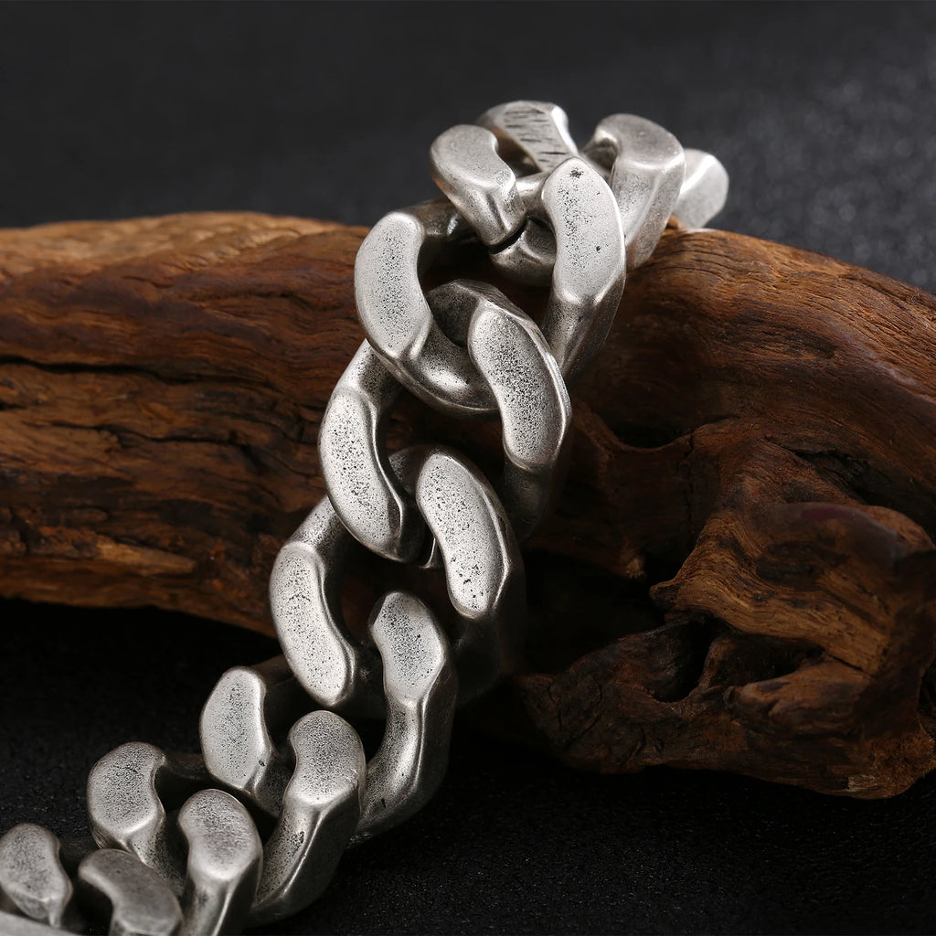 Bracelet Pirate Grosse Maille Cubaine