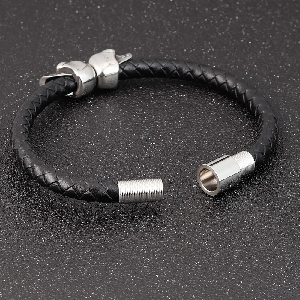 Bracelet Pirate Tresse Noire