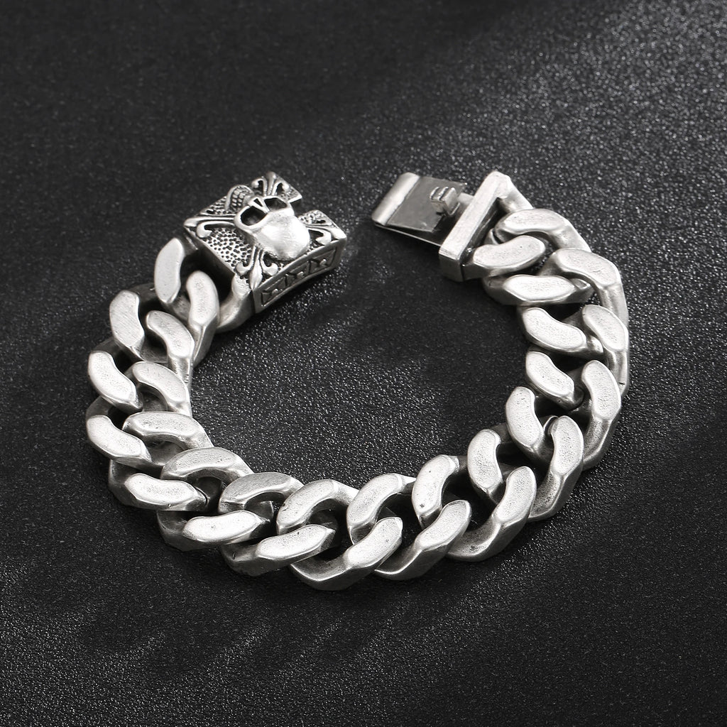 Bracelet Pirate Grosse Maille Cubaine