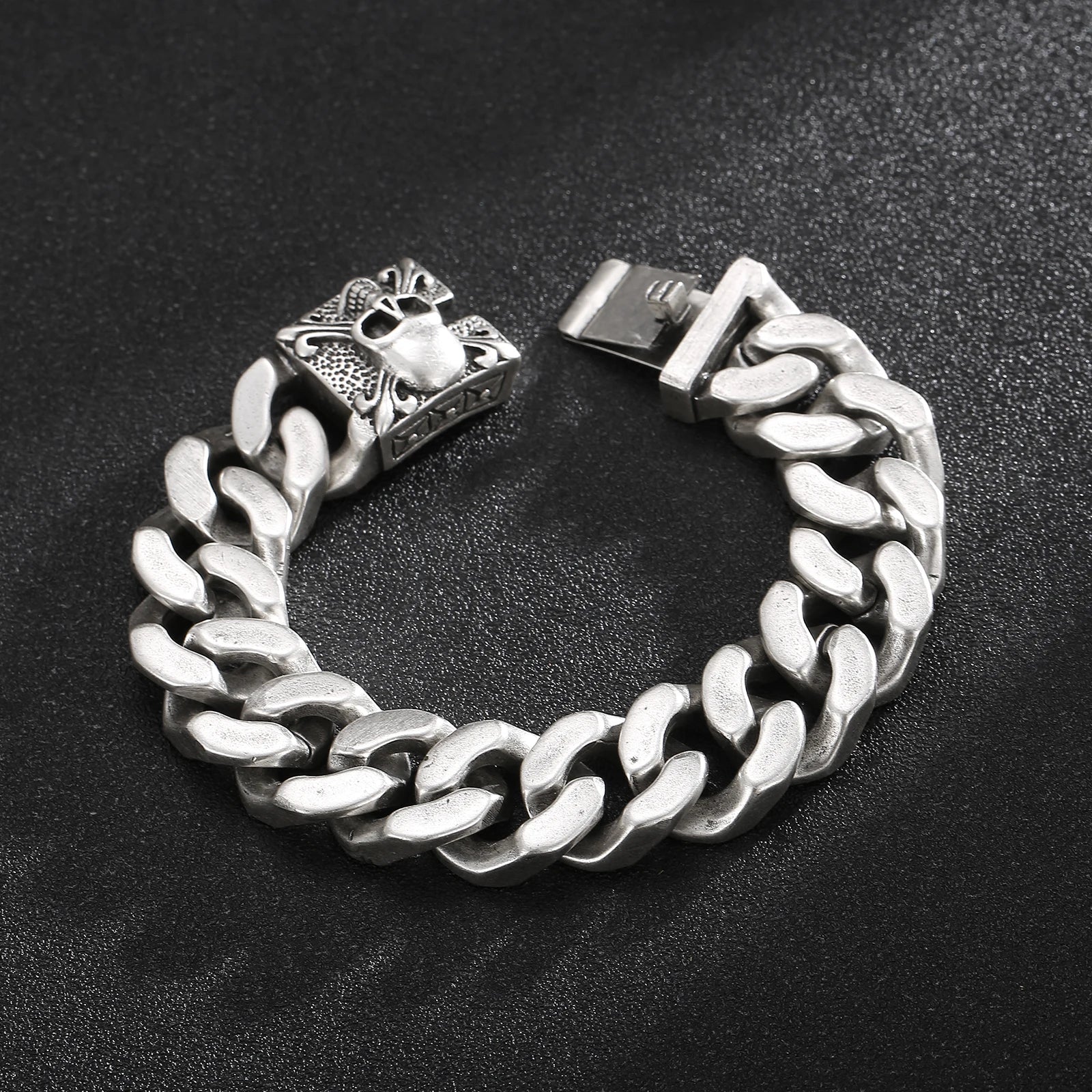 Bracelet Pirate Grosse Maille Cubaine