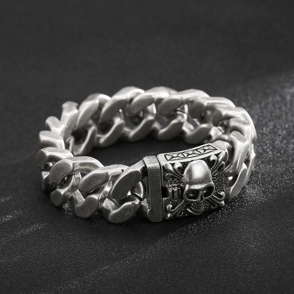Bracelet Pirate Grosse Maille Cubaine