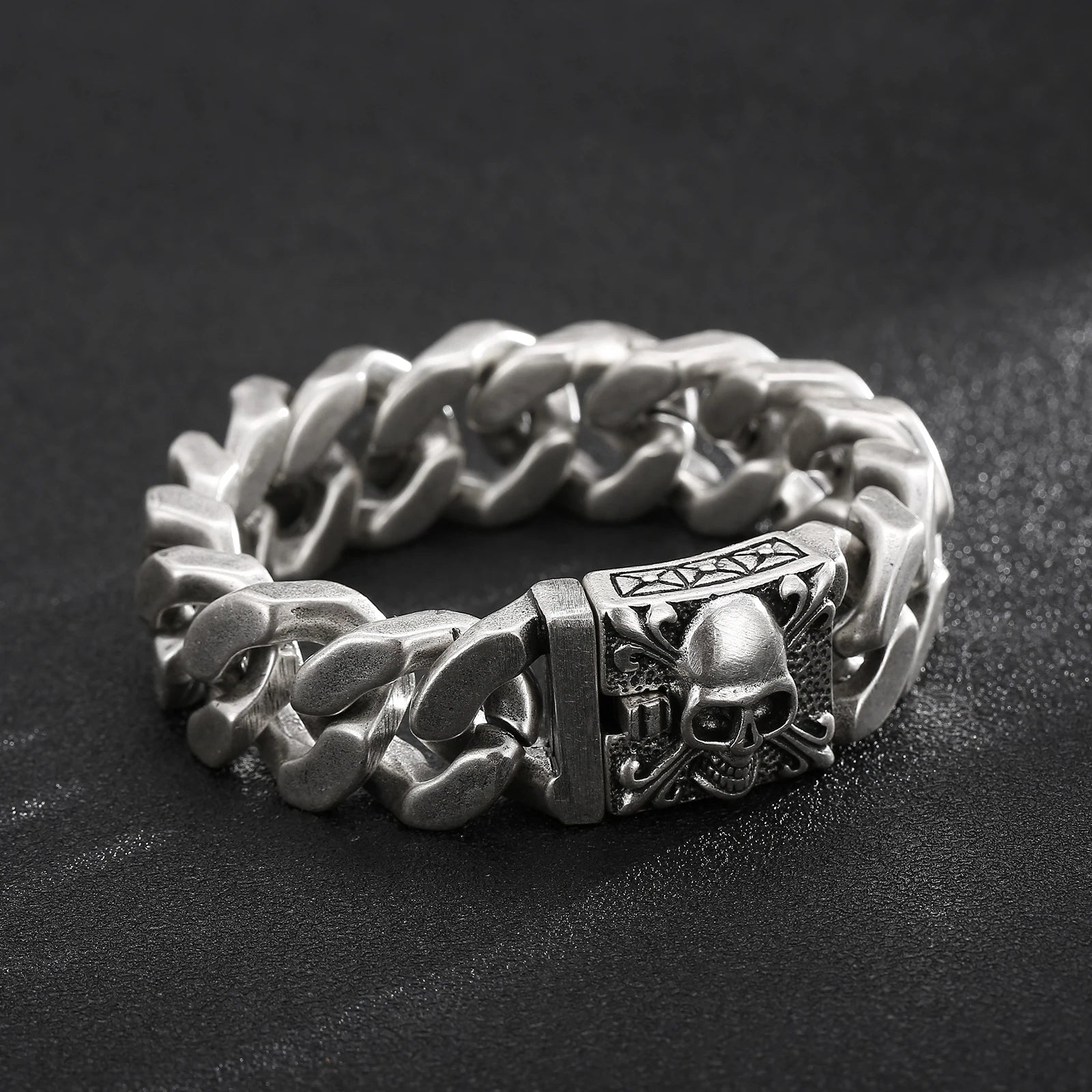 Bracelet Pirate Grosse Maille Cubaine