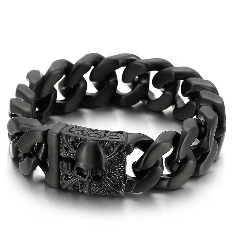Bracelet Pirate Grosse Maille Cubaine