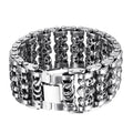 Bracelet Pirate Large Crane d'Acier