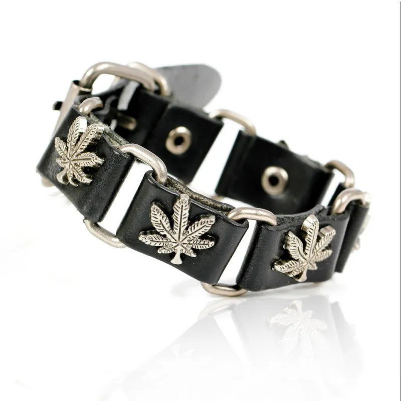 Bracelet Pirate Chaine et Cuir