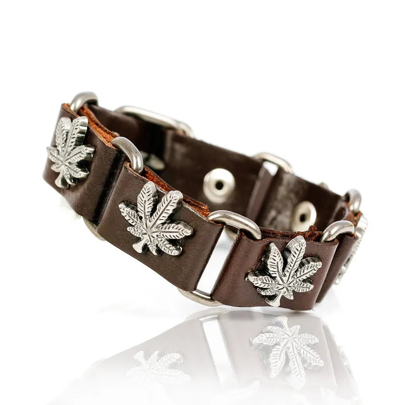 Bracelet Pirate Chaine et Cuir