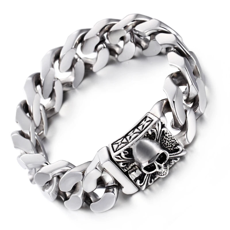 Bracelet Pirate Grosse Maille Cubaine