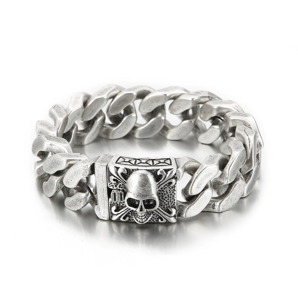 Bracelet Pirate Grosse Maille Cubaine
