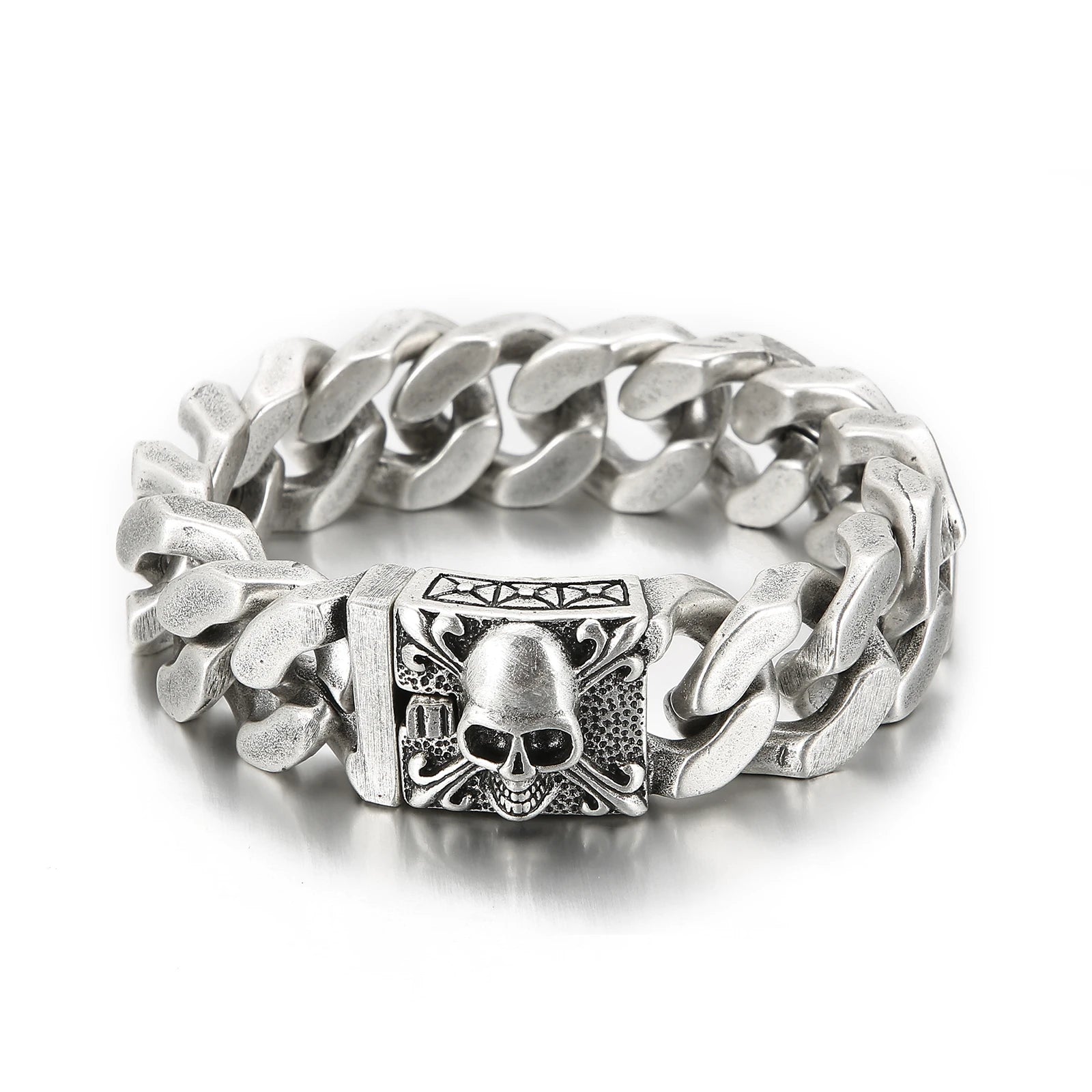 Bracelet Pirate Grosse Maille Cubaine