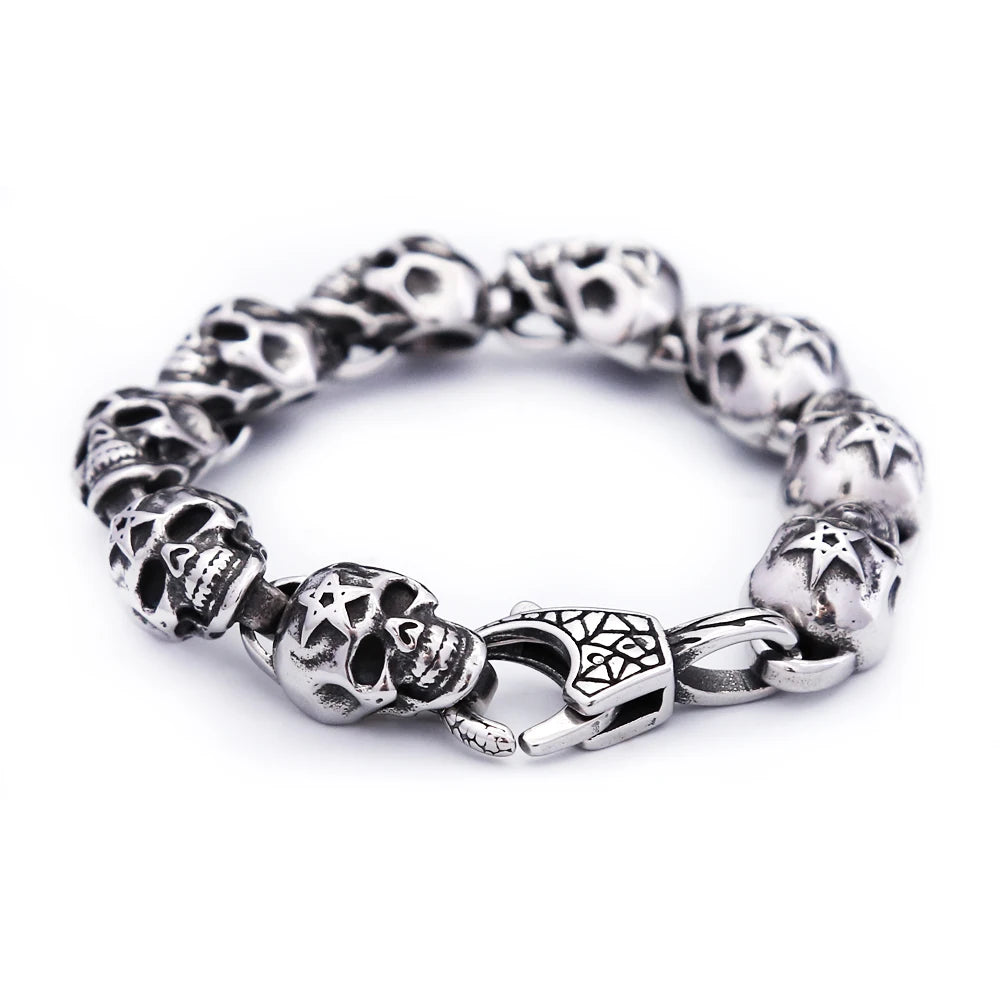 Bracelet Pirate Crane Gothique
