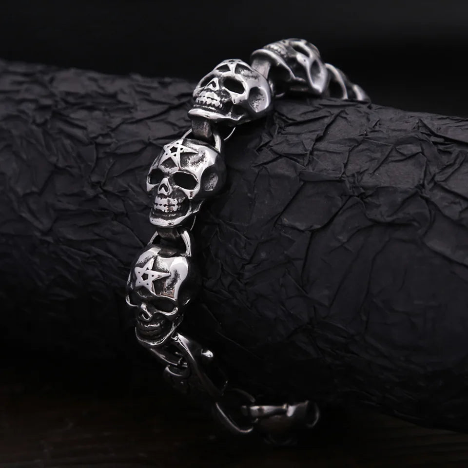 Bracelet Pirate Crane Gothique