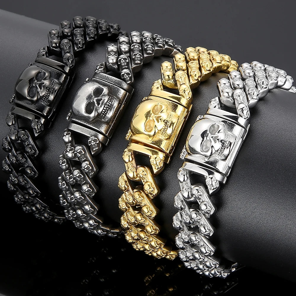 Bracelet Pirate Squelette Mecanique