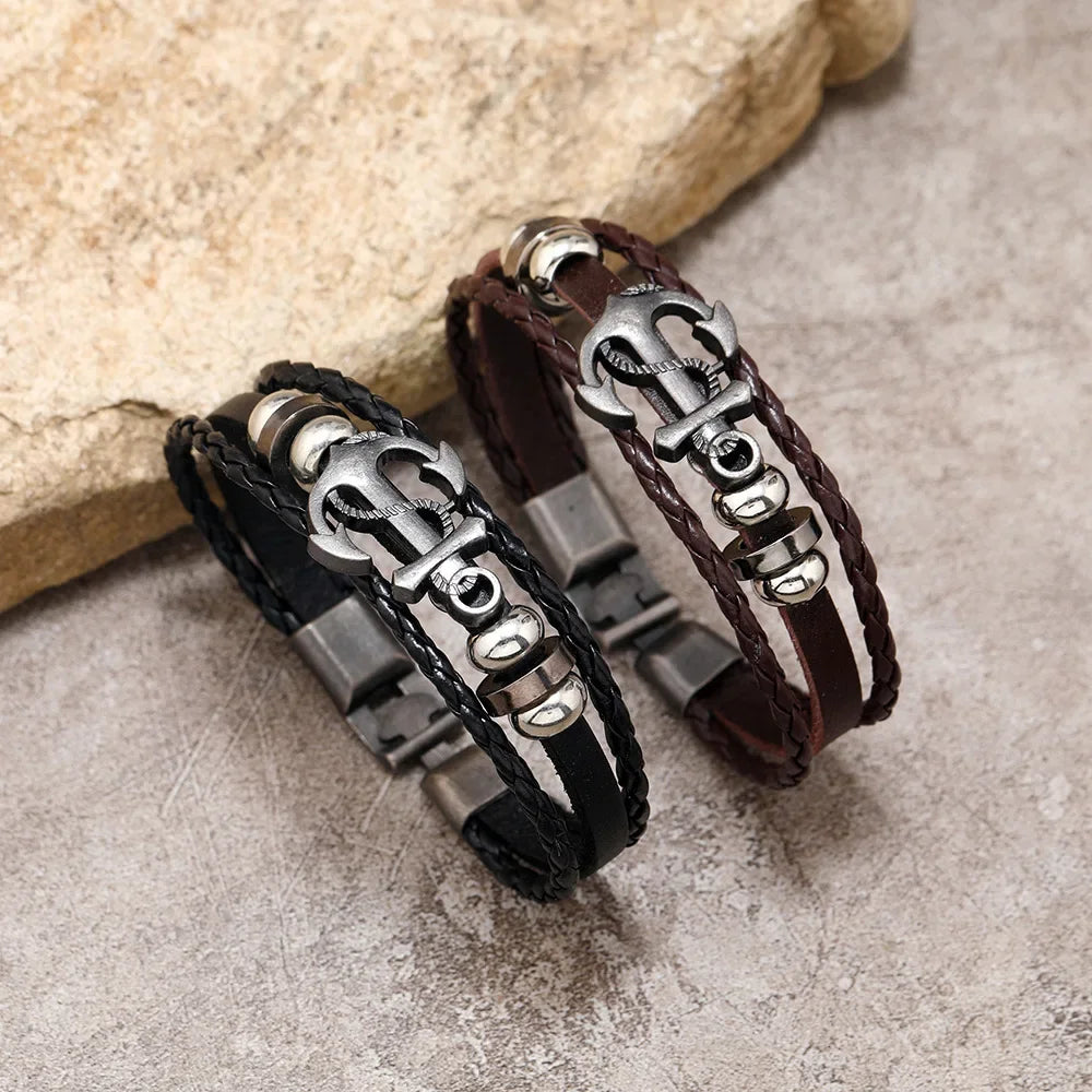 Bracelet Pirate Ancre Corsaire