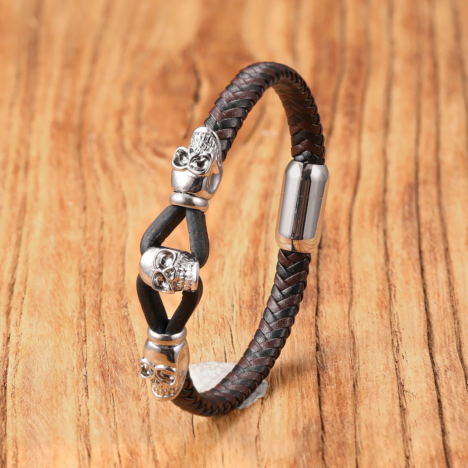 Bracelet Pirate Cuir du Corsaire
