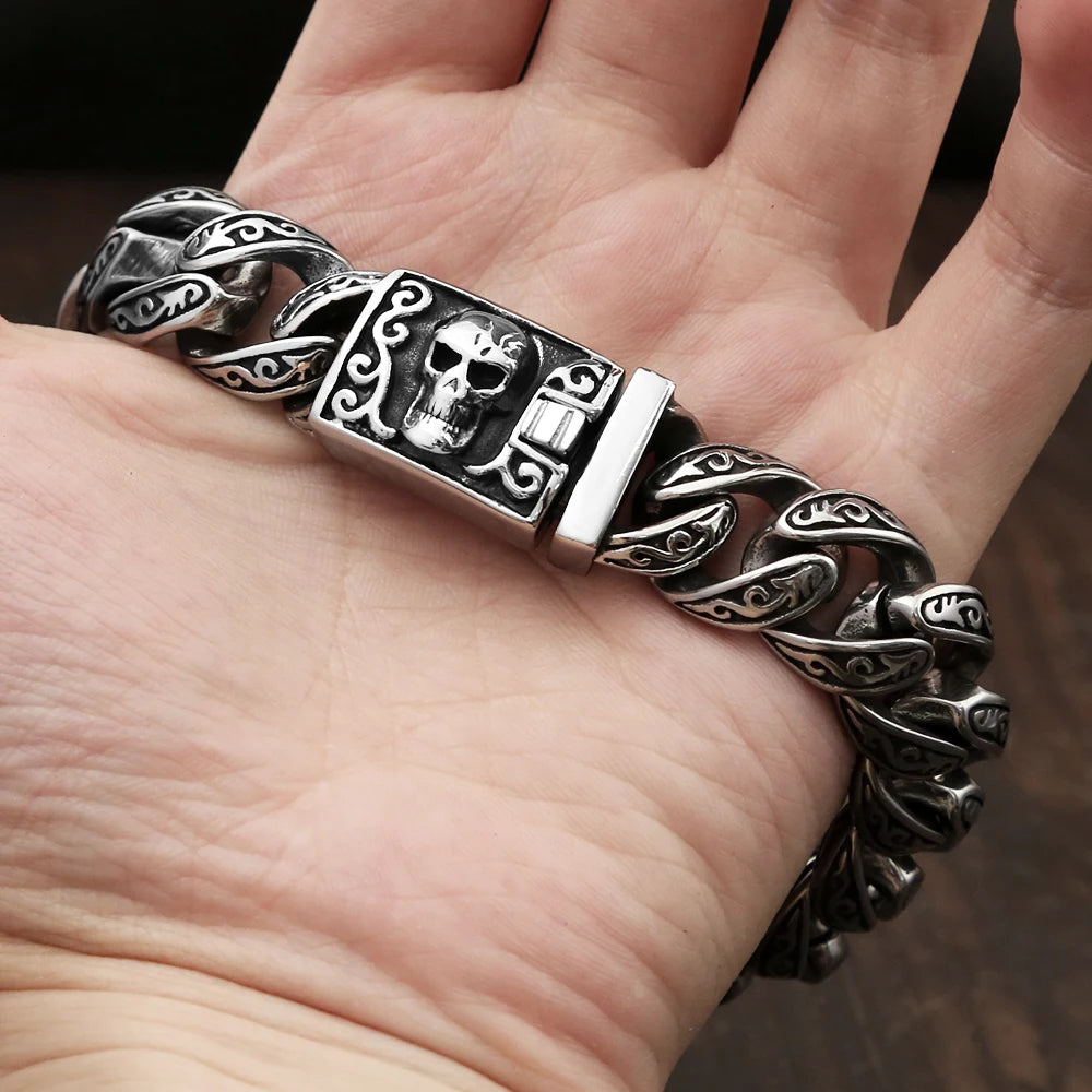 Bracelet Pirate Maille Fantome