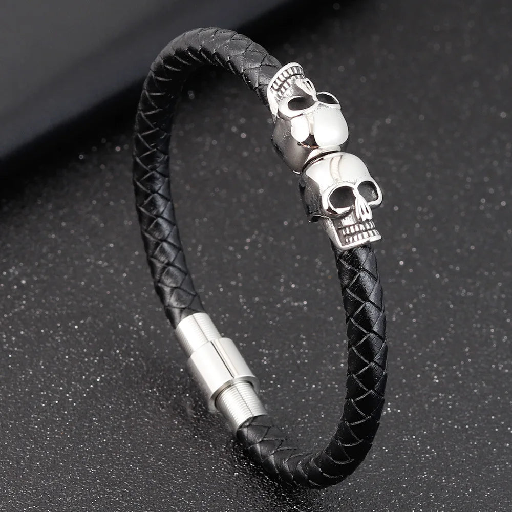 Bracelet Pirate Tresse Noire