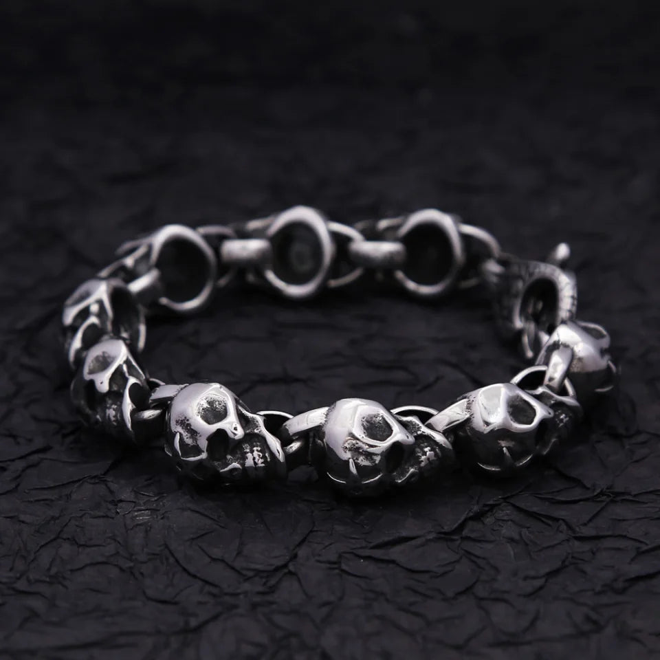 Bracelet Pirate Crane Gothique