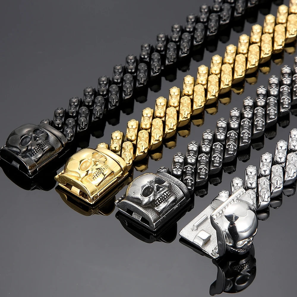 Bracelet Pirate Squelette Mecanique