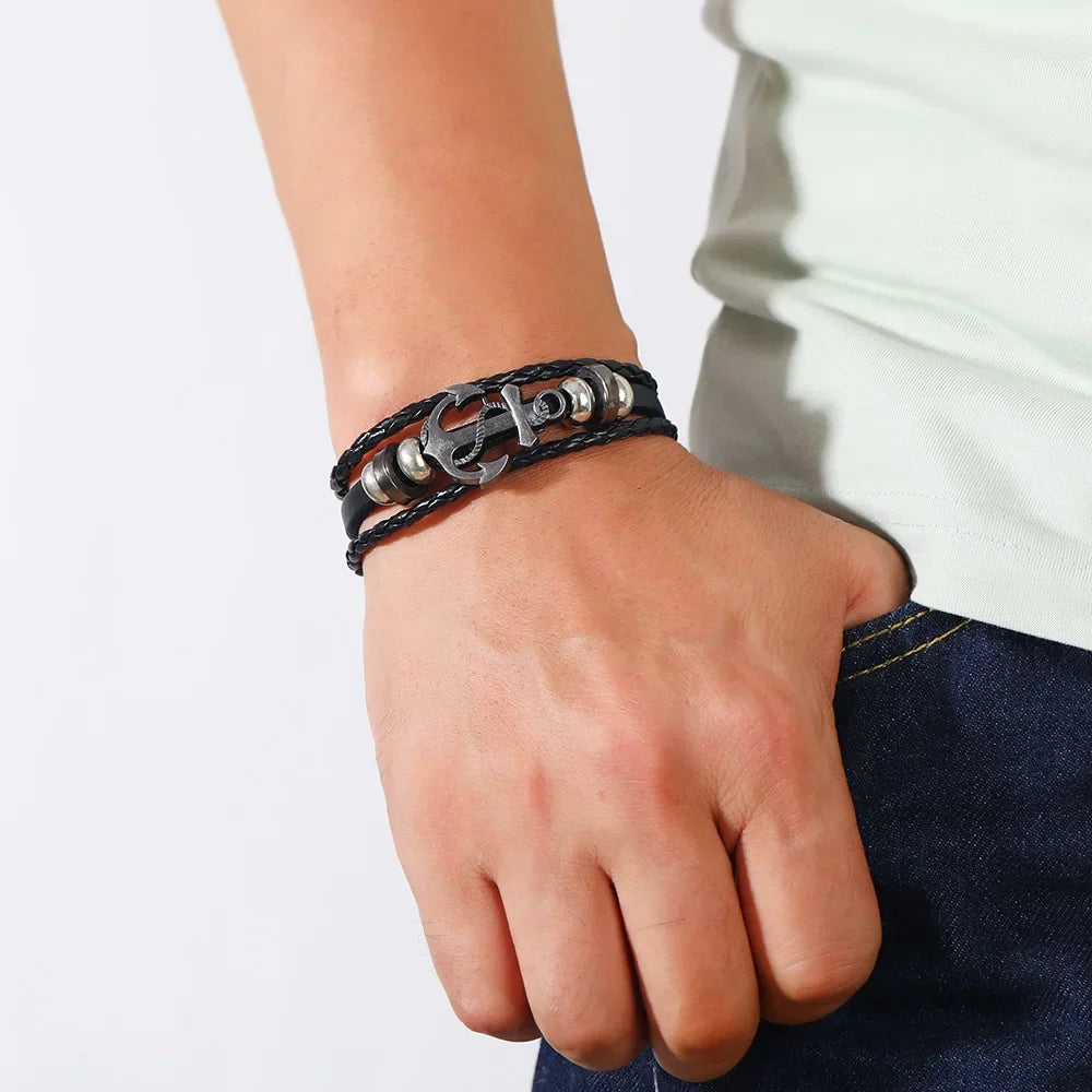 Bracelet Pirate Ancre Corsaire