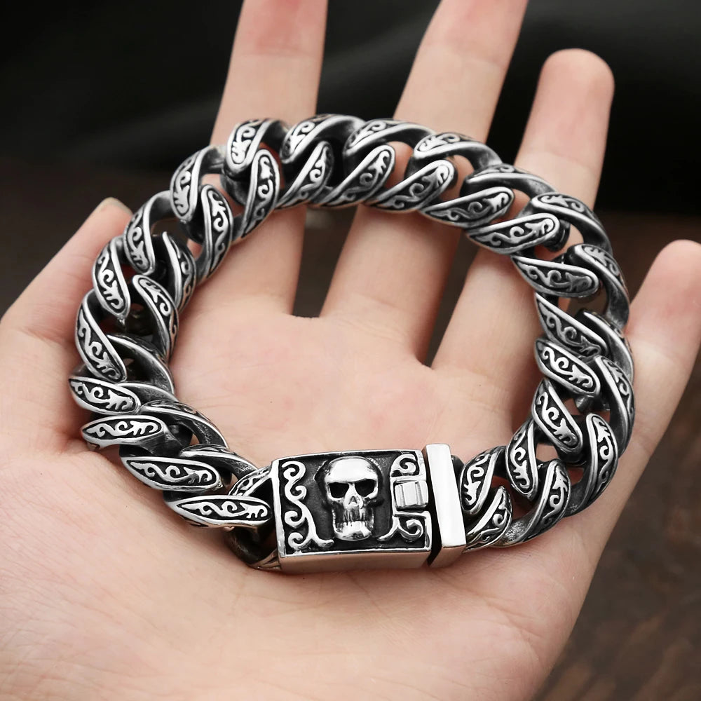 Bracelet Pirate Maille Fantome