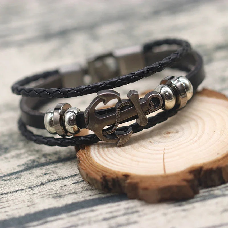 Bracelet Pirate Ancre Corsaire