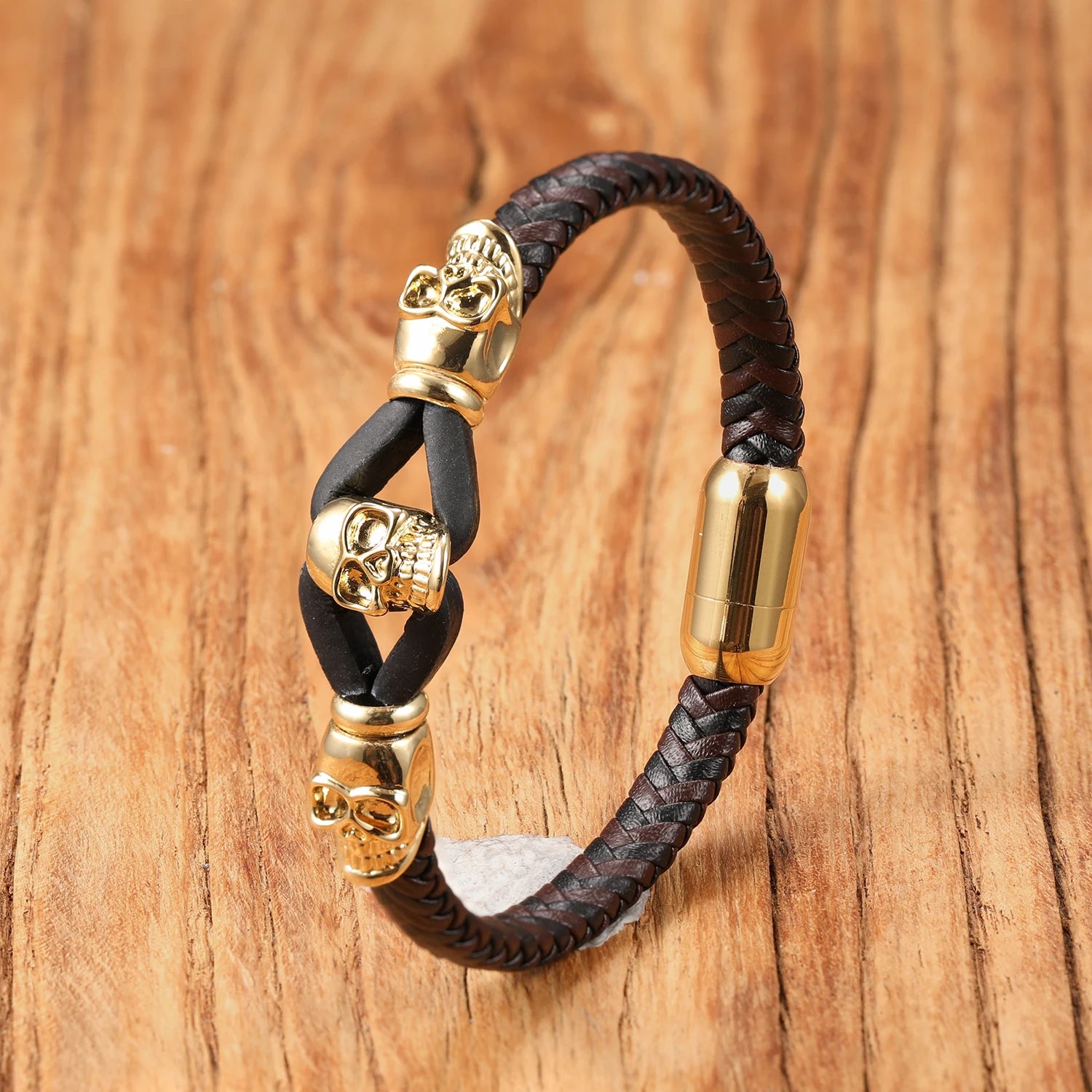 Bracelet Pirate Cuir du Corsaire