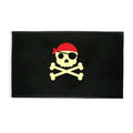 Drapeau pirate Roger Doré - fourreau 2 oeillets