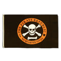 Drapeau pirate Merci Refusé - fourreau 2 oeillets