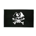 Drapeau pirate Crâne Suprême - fourreau 2 oeillets