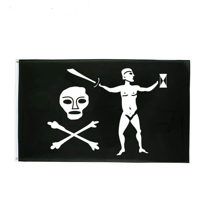 Drapeau pirate Le Boucanier Breton - fourreau 2 oeillets