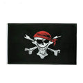 Drapeau pirate Pavillon Défendu - fourreau 2 oeillets