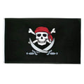 Drapeau pirate Os Et Crâne - fourreau 2 oeillets