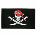 Drapeau pirate Bandeau Sang - fourreau 2 oeillets