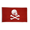 Drapeau pirate Carnage Écarlate - fourreau 2 oeillets