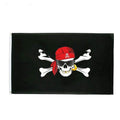 Drapeau pirate Routard Maudit - fourreau 2 oeillets