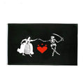 Drapeau pirate La Flamboyante - fourreau 2 oeillets