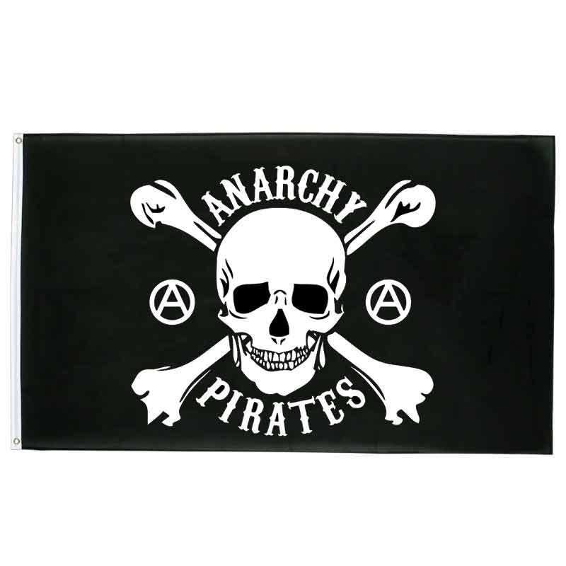 Drapeau pirate Libre Corsaire - fourreau 2 oeillets