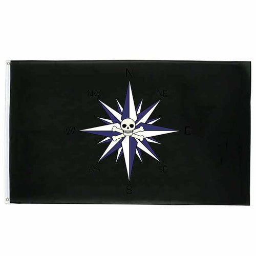 Drapeau pirate Cap Maudit - fourreau 2 oeillets
