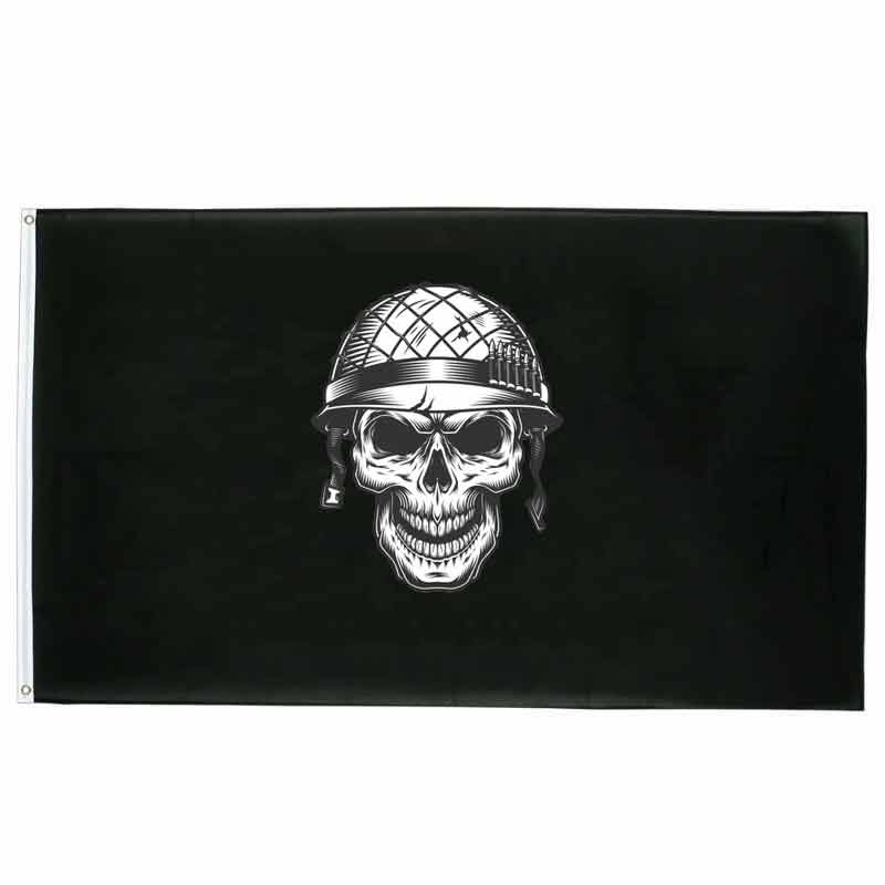 Drapeau pirate Pavillon De Guerre - fourreau 2 oeillets