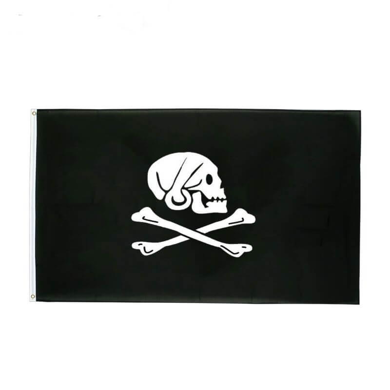 Drapeau pirate Henry Every - fourreau 2 oeillets