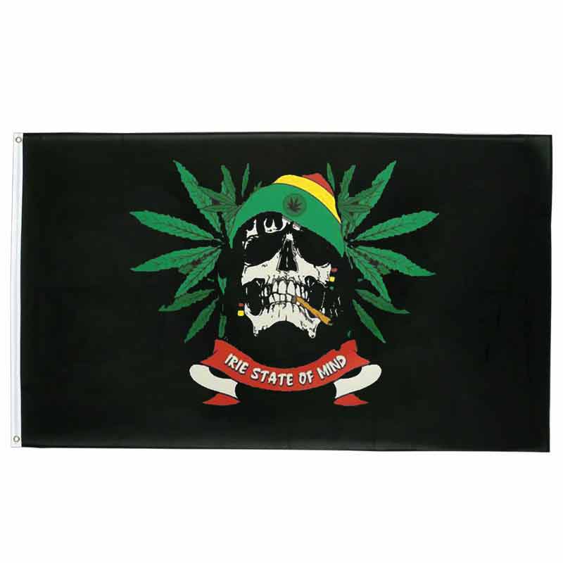 Drapeau pirate Flibustier Créole - fourreau 2 oeillets