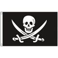 Drapeau pirate Calico Jack - fourreau 2 oeillets