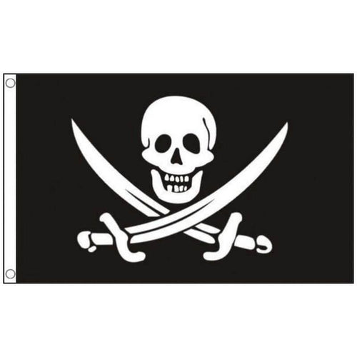 Drapeau pirate Calico Jack - fourreau 2 oeillets